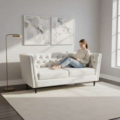 Luxury Sofa 3-Seater Design Chesterfield Luxury Couches 230cm Furniture Sofas