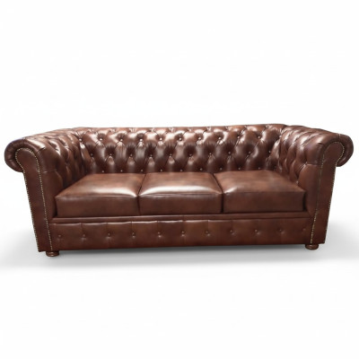 Luxury Chesterfield Sofa 3-Seater Lounge Sofas Couch 230cm Fabric