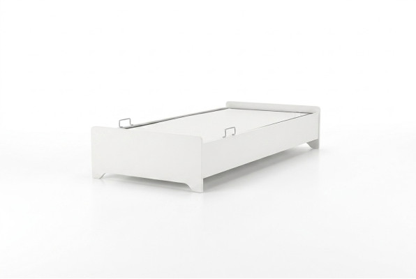 Bed White Bedroom Kids Room Beds Wood Wooden Bed 100x200cm