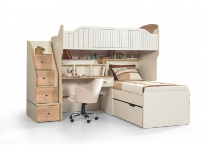Bunk bed loft bed bed bunk bed with desk two beds