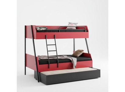 Youth bed, children's bed, kids design, modern bed, children's room, wooden beds