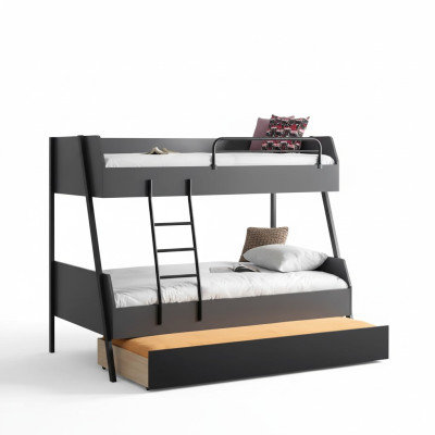 Youth bed children's bed kids design modern bed children's room beds wood