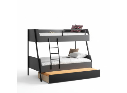 Youth bed children's bed kids design modern bed children's room beds wood