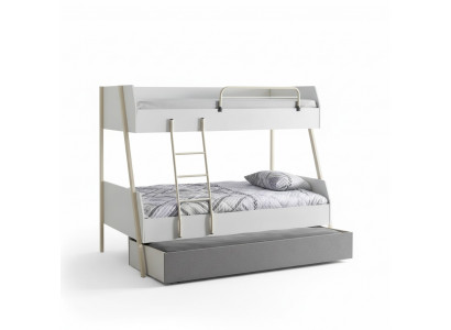 Youth bed white children's bed design modern bed children's room furniture