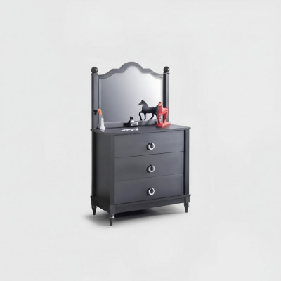 Dresser with mirror modern black with drawers dresser with bedroom