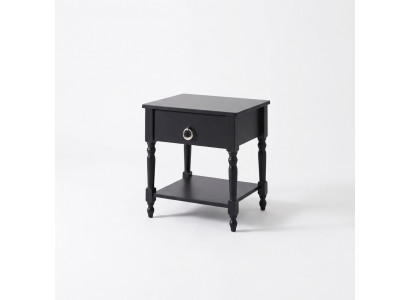 Modern gray bedside table wooden furniture in bedroom design nightstands