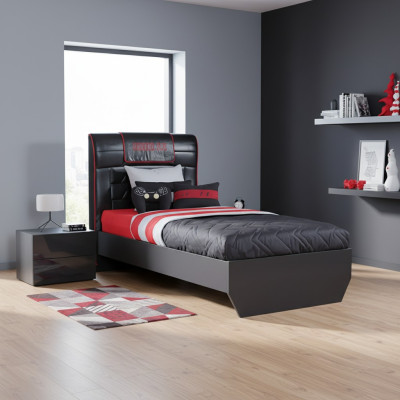 Designer beds child bed youth bed wooden furniture with soft 120x200cm