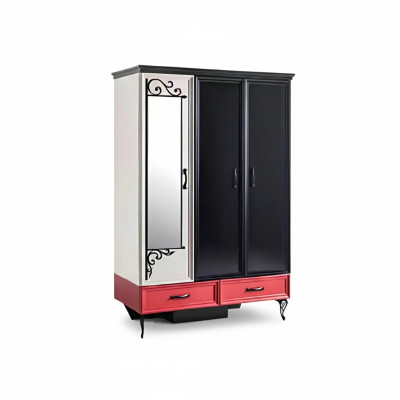 Classic loft wardrobe bedroom cabinet design furniture 131x60x200