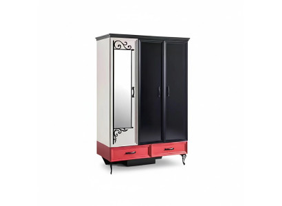 Classic loft wardrobe bedroom cabinet design furniture 131x60x200