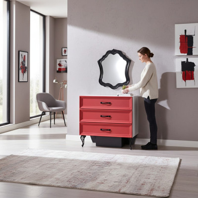 Classic sideboard dresser cabinet dressers bedroom red wood