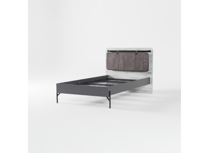 Teenager bed single bed gray bed furniture bedroom single bed