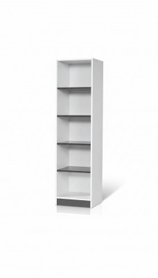 Regal Cabinet Bookshelf Multi-Purpose Shelves Wood Cabinets 170x46x42