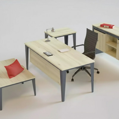 Designer Brown Desk Office Furniture Wooden Tables Luxury Furniture New