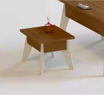 Corner desk table filing cabinet coffee table cabinet furniture office 3-piece set.