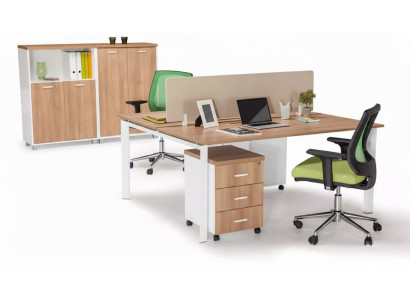 Modern study desk office furniture wooden tables luxury furniture brown