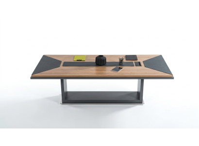 Comfortable stylish conference table desk office furniture wood
