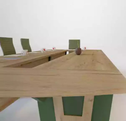 XXL meeting table conference table office table 390x180 large table big