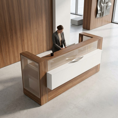 Reception desk table furniture counter practice law office bureau hotel