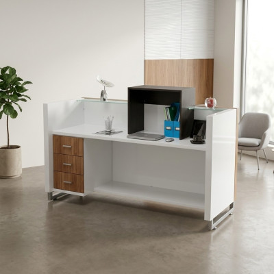 Reception desk hotel table furniture counter practice office law office