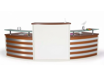 Aesthetic and comfortable reception desk in classic design