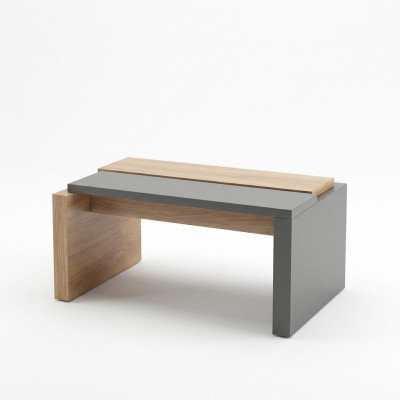 Modern luxury coffee table brown office storage table designer wooden furniture