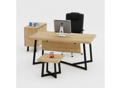 Light brown designer desk office furniture designer tables wood new