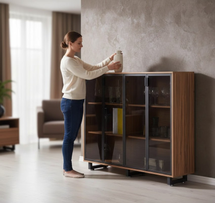 Modern luxury office filing cabinet for document storage