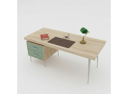 Modern designer brown luxury desk office furniture wood tables new