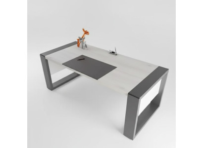 Modern white desk designer office furniture wood table study room