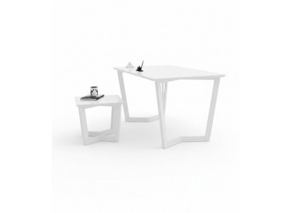 White Modern Coffee Table Wooden Furniture Exclusive Office Style Table