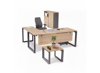 Exclusive office furniture corner desk, dresser, coffee table, 2x filing cabinets