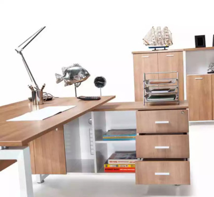 Office furniture desk filing cabinet coffee table 4-piece set furnishing