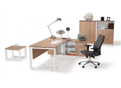 Office furniture desk filing cabinet coffee table 4-piece set furnishing