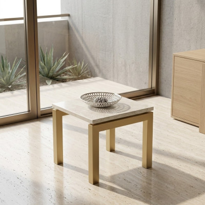 Modern small coffee table square side table design wooden furniture