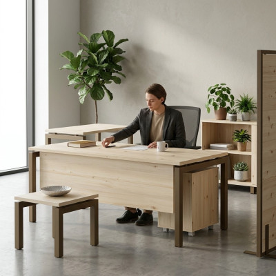 Modern desk luxury office furniture wood table study furniture