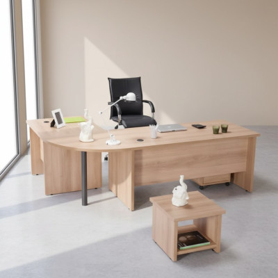 Corner desk table furniture sideboard office furnishing practice law office furniture 3-piece set