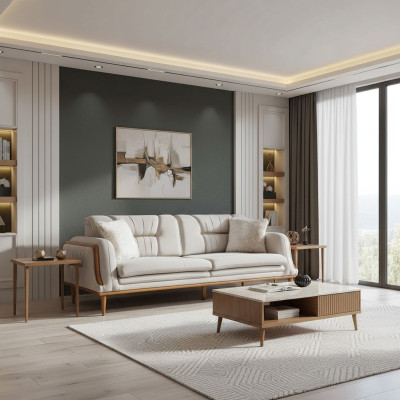 Modern white luxury sofa high quality for living room new