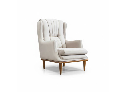 High-quality Armchair Modern white luxury armchair for living room New