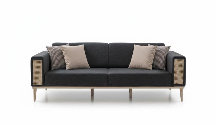 3-seater sofa high-quality design modern textile sofa living room
