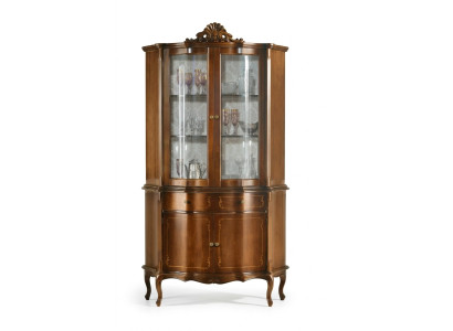 Wooden Display Case High-Quality Luxury Display Cabinet Classic Design Furniture Brown