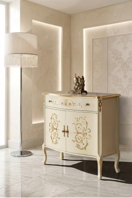 Classic White Sideboard Wooden Furniture Designer Dresser Living Room New