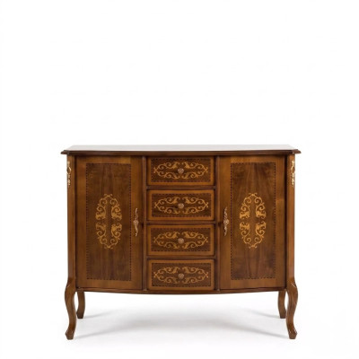 Classic Brown Luxury Living Room Dresser Storage Console Furniture New