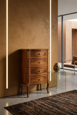 Classic Luxury Sideboard Brown Wood Living Room Furniture Design New
