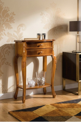 Classic side table wooden storage table high-quality console drawers