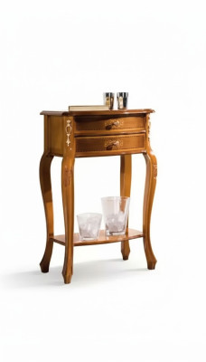 Classic side table wooden storage table high-quality console drawers
