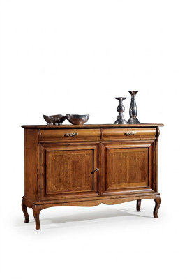 Classic Sideboard Brown Living Room Chest of Drawers Luxury Shelves Furniture New