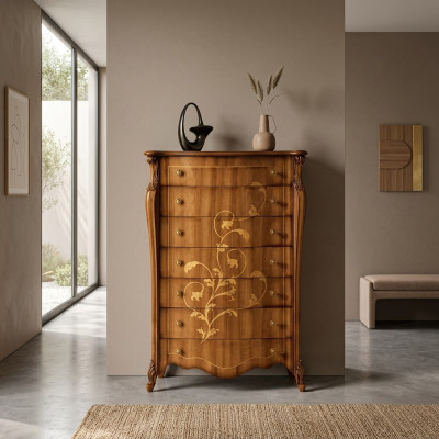 Luxurious wooden dresser in classic style new living room furniture