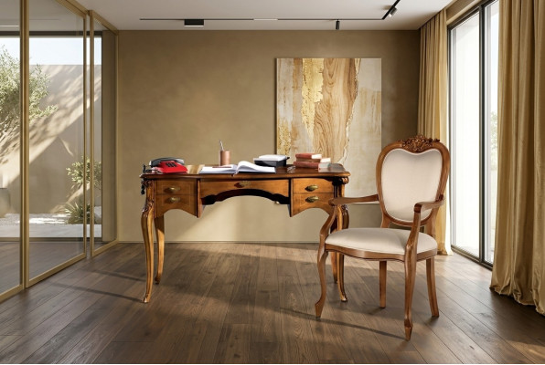 High-quality office set desk chair brown office furniture table wood