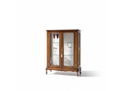 High-quality wooden cabinet brown furniture classic style cabinet display cabinets