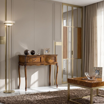 Classic console table modern wooden furniture brown bedroom furniture